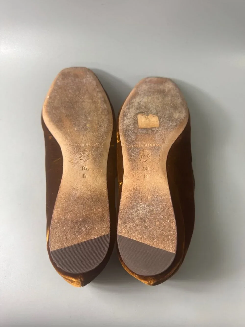 Loeffler Randall Dark Brown Velvet Ginger Mary Janes, Size 9 1/2